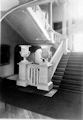 Gwne schody, alabastrowe woskie wazy - zdjcie sprzed 1945 roku